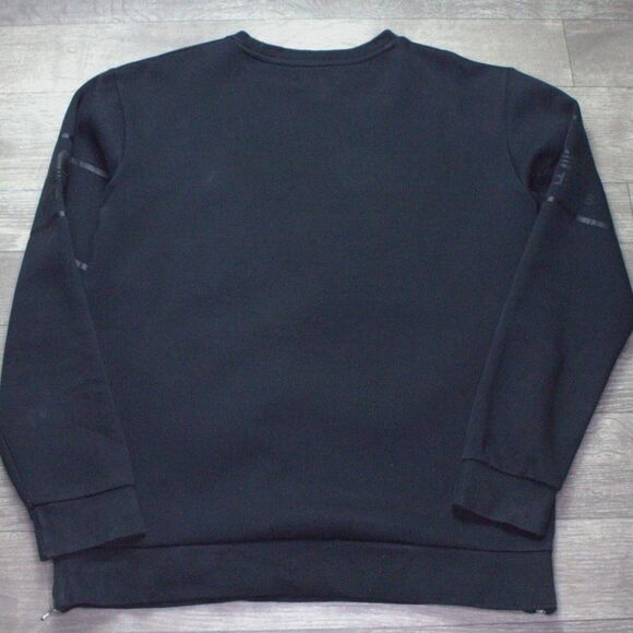 [BS2717] Mens Adidas Winter D-Crew Sweater Black Size M - Picture 5 of 5